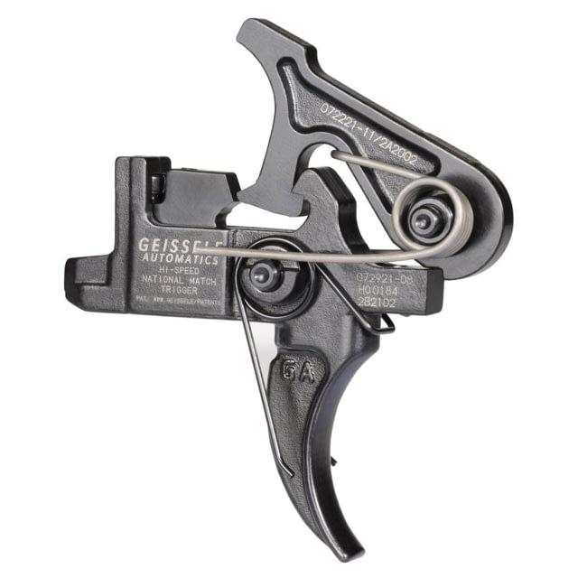 Geissele Hi-Speed National Match AR-15 Trigger Set Curved 4.5 lb Black