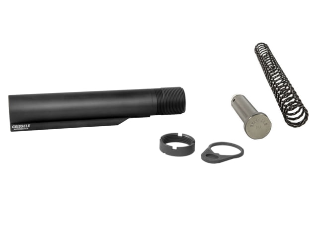 Geissele Premium Mil-Spec Buffer Tube Assembly With Super 42 H2 7075-T6 AR-15/M4 Black
