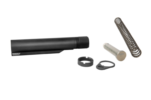 Geissele Premium Mil-Spec Buffer Tube Assembly With Super 42 H1 7075-T6 AR-15/M4 Black