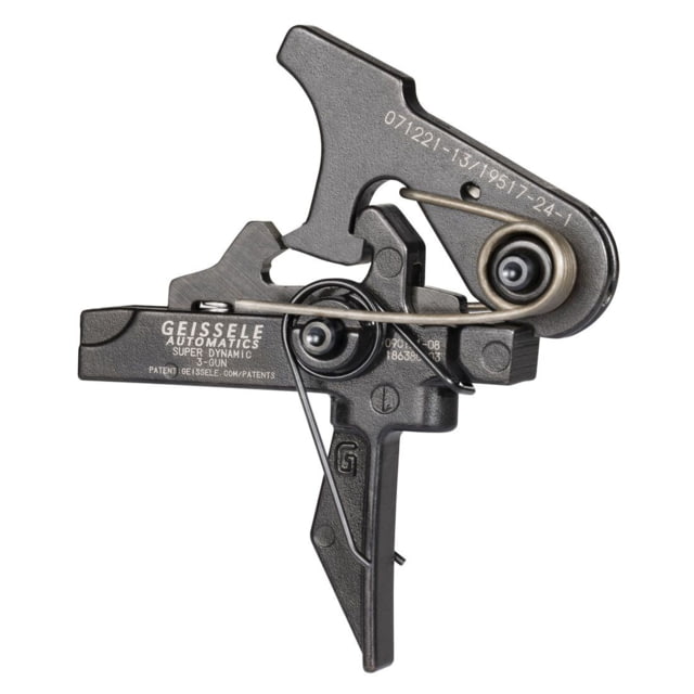 Geissele Super Dynamic 3-Gun Trigger Tactical Flat 4 lb Black