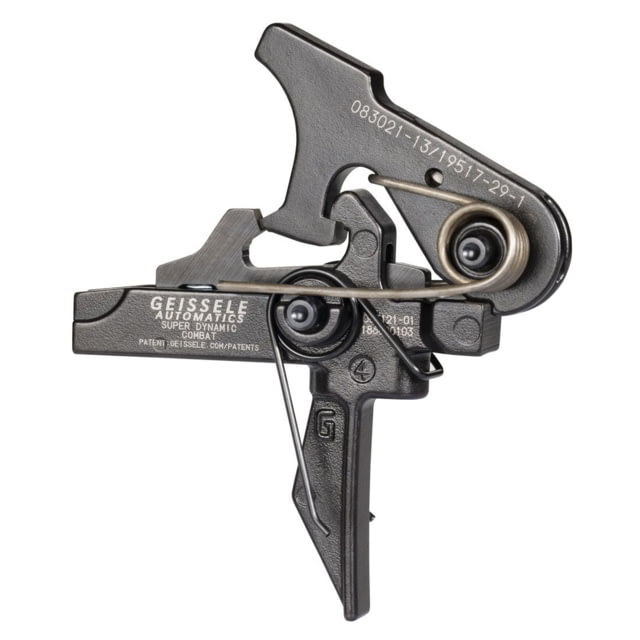 Geissele Super Dynamic AR-10/AR-15 Combat Trigger Tactical Flat 4.5 lb Black