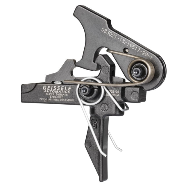 Geissele Super Dynamic AR-10/AR-15 Enhanced Trigger Tactical Flat 3.5 lb Black