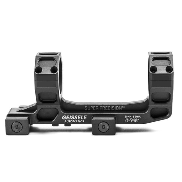 Geissele Geissele AR-15/M4 Super Precision Scope Mount 30 mm Tube 0 MOA Standard Type 3 Anodized Black