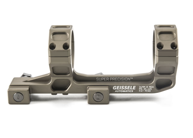 Geissele Geissele AR-15/M4 Super Precision Scope Mount 34 mm Tube 0 MOA Extended Type 3 Anodized DDC