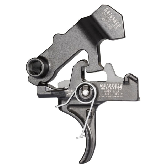 Geissele Super SCAR Trigger For FN16/FN17 4.6lb Black Oxide Curved