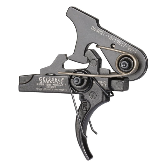 Geissele Super Semi-Automatic AR-10/AR-15 Trigger Curved 4.5 lb Black
