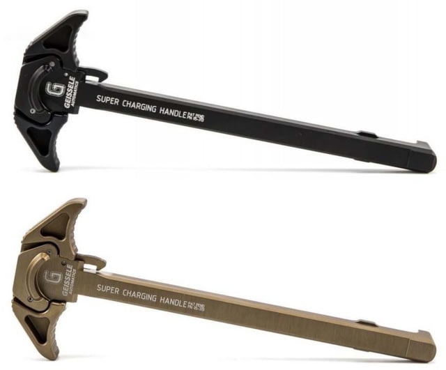 USED Geissele Super Charging Handle 5.56x45mm NATO Black  EDEMO11 Condition Fair Installed/Mounted - Geissele