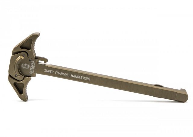 USED Geissele Super Charging Handle 762Desert Dirt Color 05-313S - Geissele