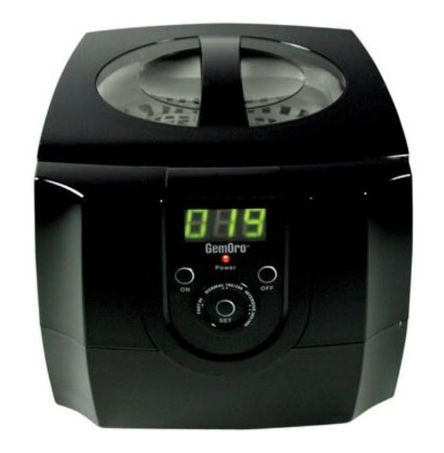 GemOro 1.2 Qt Ultrasonic Cleaner Black GEMORO - Gemoro