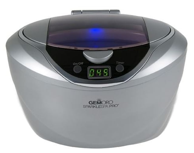 GemOro Sparkle Spa Pro Personal Ultrasonic Cleaner Slate Slate GEMORO - Gemoro