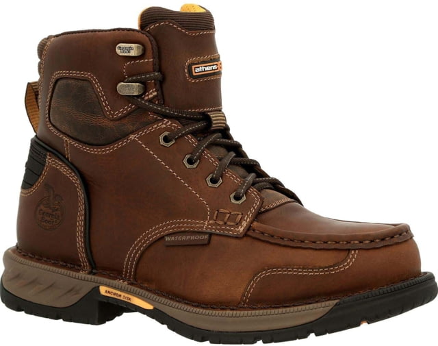 Georgia Boot Athens 360 Waterproof 6in Work Boot - Men's Medium Brown 9.5 - Georgia Boot