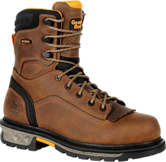 Georgia Boot Carbo-Tec LTX Insulated Waterproof 8in Work Boot - Men's Medium Black and Brown 12 - Georgia Boot