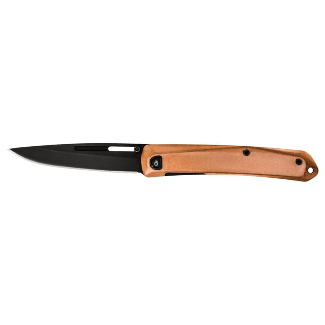 Gerber Affinity Folding Knife 3.6in D2 Steel Stonewash Drop Point Blade Copper Handle - Gerber