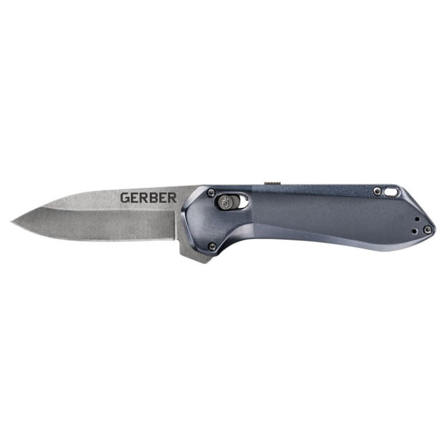 Gerber Highbrow Compact Folding Knife Urban Blue Handle Plain Edge Urban Blue - Gerber