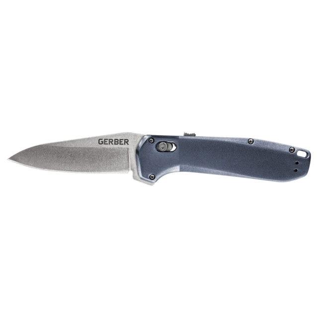 Gerber Highbrow Assisted Opening Folding Knife 7Cr17MoV Plain Edge Urban Blue Handle - Gerber Knives
