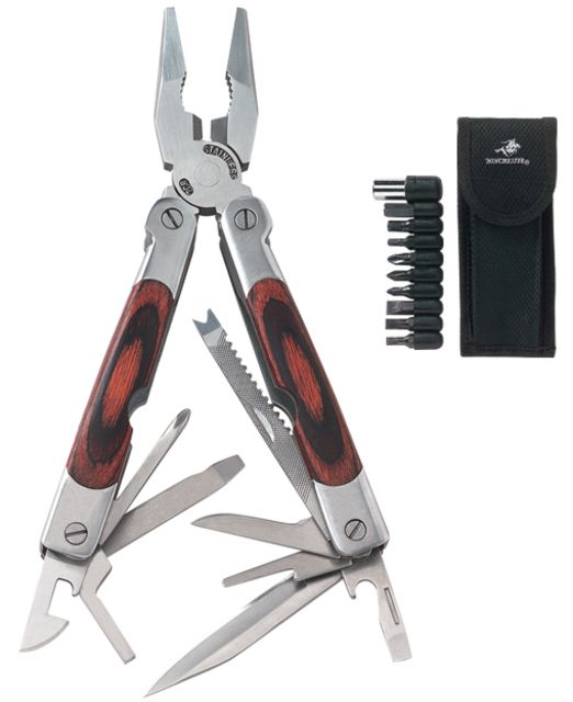 Winchester Knives Big Wood Tool w/ Tool Kit & Nylon Sheath - Box Pack 1346-BOX - Winchester