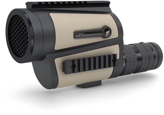 German Precision Optics GPOTAC 45 15-45x60 Spotting Scope Straight Black/Desert Sand