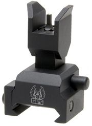GG&G Top Mounted Deployable Front Sight for Dovetail Tritium Sight Post Black - Gg&G
