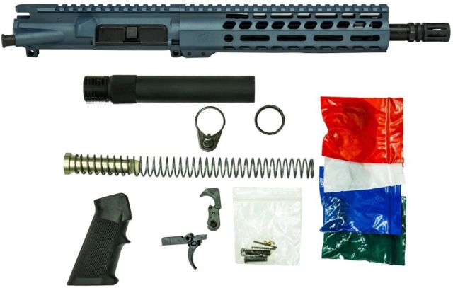 Ghost Firearms Upper Receiver Pistol Lower Parts Kit .300 Blackout 10.5in Pistol Steel Barrel 1-8 Twist 9in M-LOK Free Float Hand Guard A2 Flash Hider - Ghost Firearms