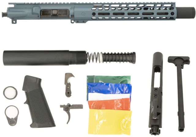 Ghost Firearms Upper Receiver Pistol Lower Parts Kit .300 Blackout 10.5in Pistol Light HBAR Barrel 1-8 Twist 11in M-LOK Freefloat Handguard Flash Can - Ghost Firearms