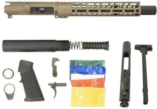 Ghost Firearms Upper Receiver Pistol Lower Parts Kit .300 Blackout 10.5in Pistol 4150 Light HBAR Barrel 1-8 Twist 11in M-LOK Free Float Hand Guard - Ghost Firearms