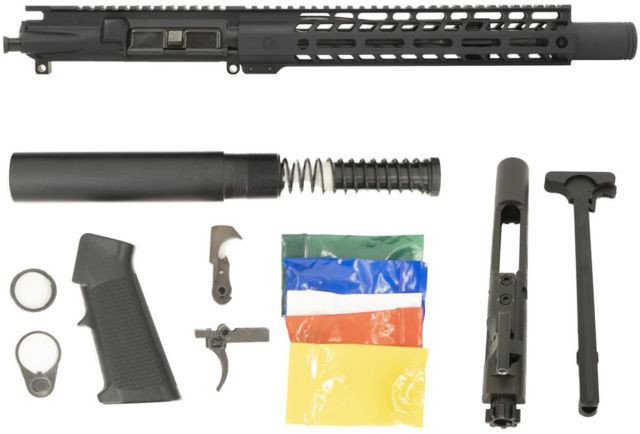 Ghost Firearms Upper Receiver Pistol Lower Parts Kit .300 Blackout 10.5in Pistol 4150 Light HBAR Barrel 1-8 Twist 11in M-LOK Free Float Hand Guard - Ghost Firearms