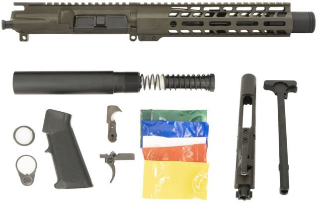 Ghost Firearms Upper Receiver Pistol Lower Parts Kit .300 Blackout 7.5in Pistol 4150 Light HBAR Barrel 1-8 Twist 9in M-LOK Free Float Hand Guard Flash - Ghost Firearms