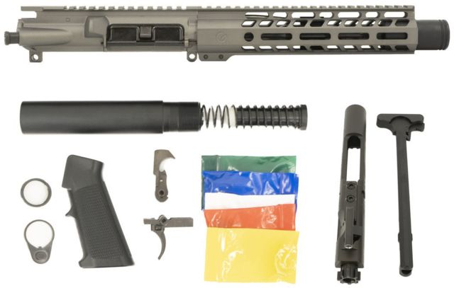 Ghost Firearms Upper Receiver Pistol Lower Parts Kit .300 Blackout 7.5in Pistol Light HBAR Barrel 1-8 Twist 9in M-LOK Free Float Hand Guard Flash Can - Ghost Firearms
