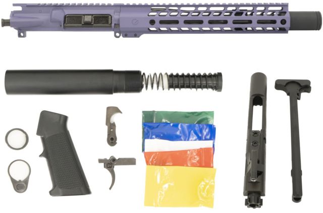 Ghost Firearms Upper Receiver Pistol Lower Parts Kit 5.56mm 10.5in Carbine 4150 M4 Barrel 1-7 Twist 11in M-LOK Free Float Hand Guard Flash Can - Ghost Firearms