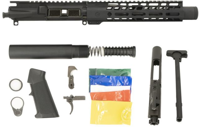Ghost Firearms Complete Upper Receiver Pistol Lower Parts Kit 5.56mm 7.5 inch Pistol Length 4150 M4 Barrel 1-7 Twist 9 inch M-LOK Free Float Hand - Ghost Firearms