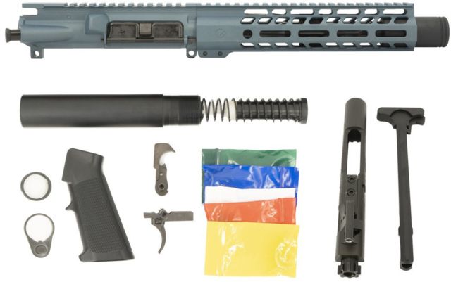 Ghost Firearms Complete Upper Receiver Pistol Lower Parts Kit 5.56mm 7.5in Pistol 4150 M4 Barrel 1-7 Twist 9in M-LOK Free Float Hand Guard Flash Can - Ghost Firearms