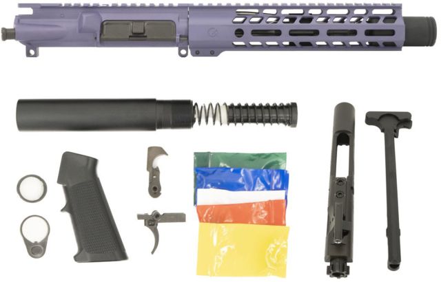 Ghost Firearms Complete Upper Receiver Pistol Lower Parts Kit 5.56mm 7.5in Pistol 4150 M4 Barrel 1-7 Twist 9in M-LOK Free Float Hand Guard Flash Can - Ghost Firearms