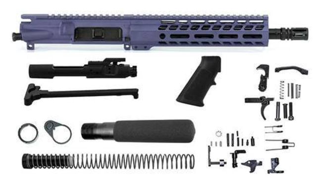 Ghost Firearms Upper Receiver Pistol Lower Parts Kit 7.62X39 10.5in Carbine Light HBAR Barrel 1-10 Twist 9in M-LOK Freefloat Handguard Tac Grape - Ghost Firearms