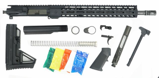 Ghost Firearms Upper Receiver Rifle Lower Parts Kit 7.62x39 16in Carbine 4150 Light HBAR Barrel 1-10 Twist 14in M-LOK Free Float Hand Guard A2 Muzzle - Ghost Firearms