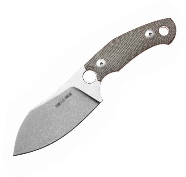 GiantMouse GMF1-XL Fixed Blade Grn Mic GM11880 - Giantmouse