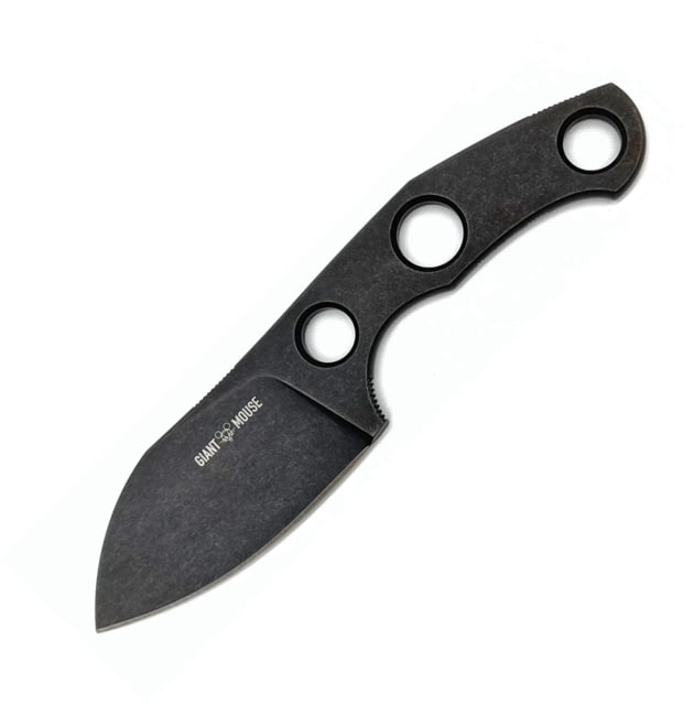 GiantMouse GMF1-F Fixed Blade Black PVD GM10111 - Giantmouse