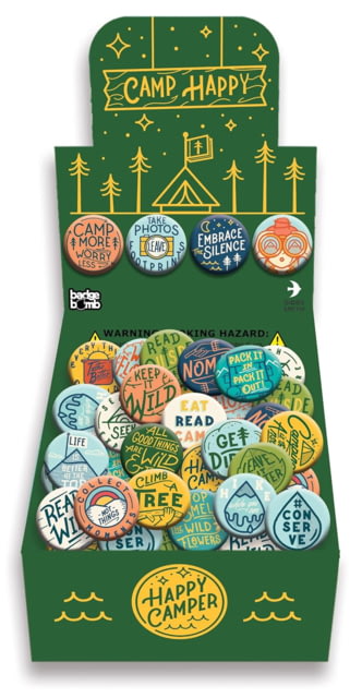 Gibbs Camp Button Box Camp Happy Buttons 120 Pack