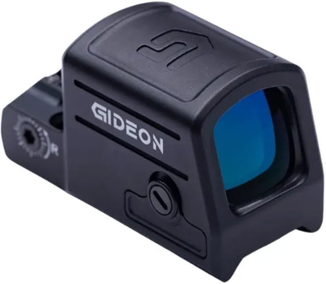 Gideon Optics Pebble Enclosed 1x14.8mm Reflex Red Dot Sight Red Reticle Black