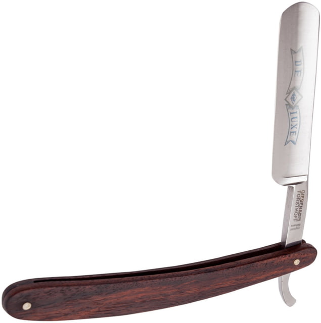 Giesen & Forsthoff Straight Razor Rosewood Folding Knife 3.25" stainless blade Rosewood handle 552 STAINLESS STEEL 5/8" - Giesen & Forsthoff
