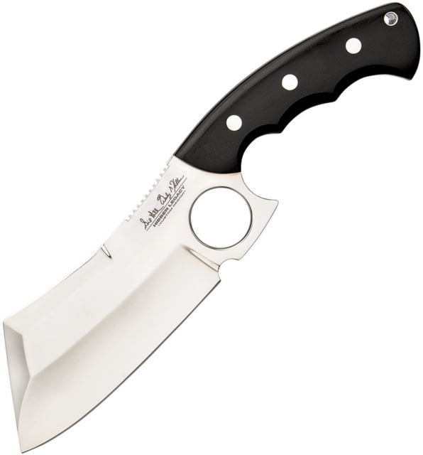 Gil Hibben Blood Wood Version Cleaver Knife 5.88" mirror finish 5Cr15MoV stainless cleaver sty Finger grooved Blood Wood handle - Gil Hibben
