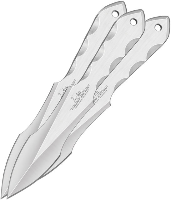 Gil Hibben Hibben 3 Piece Throwing Set Fixed Blade Knife 11in Overall 6in Satin 3Cr13 SS Blade One-Piece Construction Set Of Three Throwing Knives - Gil Hibben