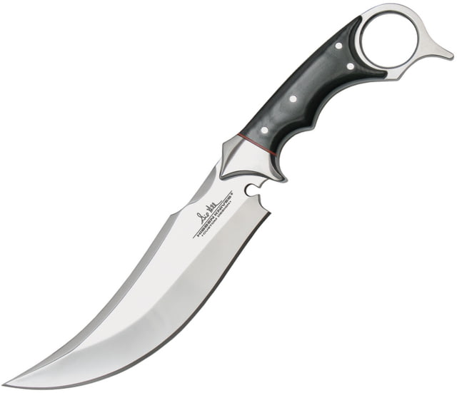 Gil Hibben Recurve Karambit Knife 6.25" mirror finish 5Cr15MoV stainless karambit bl Black linen micarta handle - Gil Hibben