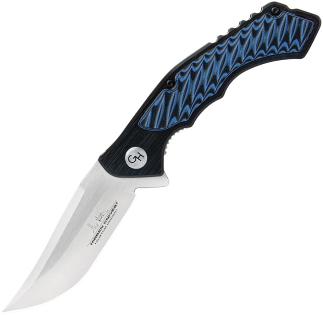 Gil Hibben Whirlwind Linerlock Blue G10 - Gil Hibben