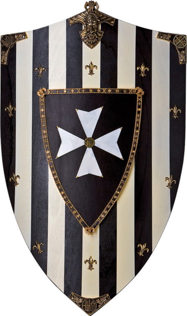 Gladius Hospitaliers Wooden Shield 28.5" x 18.75" - Gladius