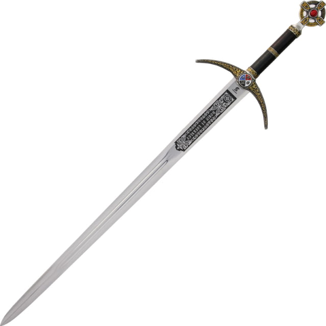 Gladius Sword Of Robin Hood Knife 35" unsharpened carbon steel blade Metal alloy handle - Gladius