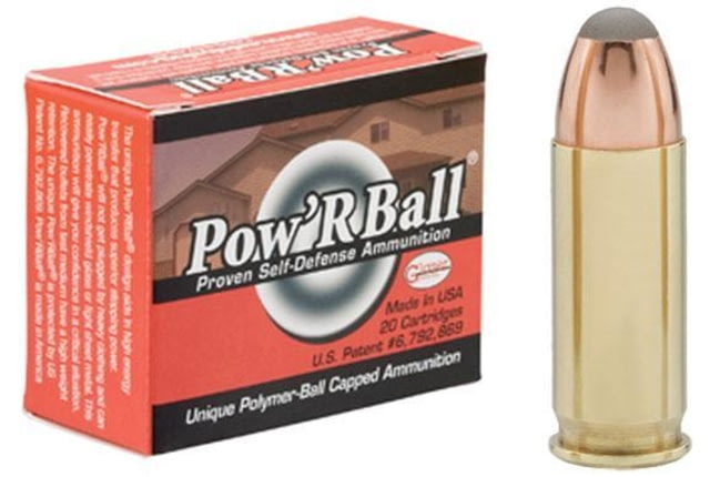 ser PowRBall Handgun Ammunition .38 Super 100 Gr JHP 1525 Fps 20/box Ammo