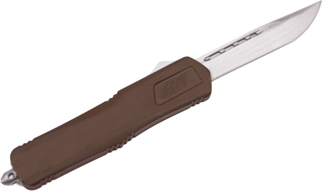 GLFA Smooth Spring Assisted OTF Knife Smooth Blade Buck Brown 7" GL-KSM-SMT BUK - Glfa