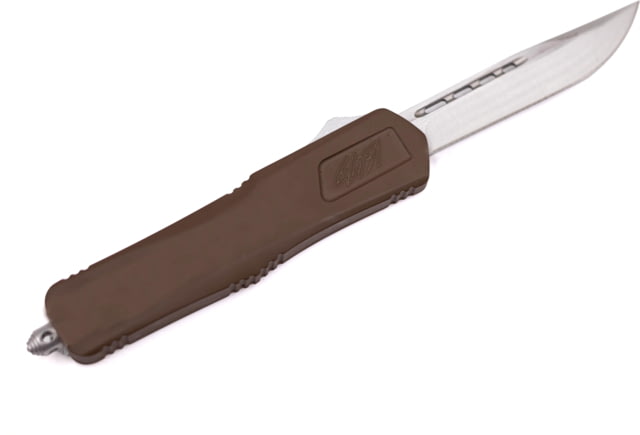 GLFA Smooth Spring Assisted OTF Knife Smooth Blade Buck Brown 8" GL-KMD-SMT BUK - Glfa
