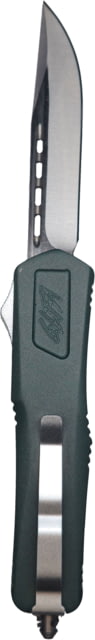 GLFA Smooth Spring Assisted OTF Knife Smooth Blade Charcoal Green 8" GL-KMD-SMT CHG - Glfa