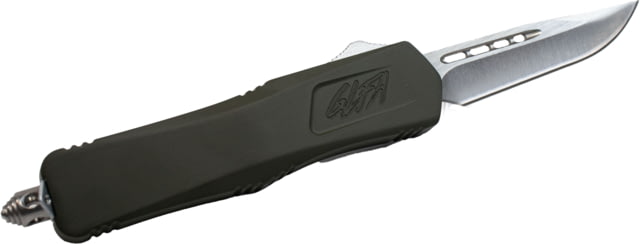 GLFA Smooth Spring Assisted OTF Knife Smooth Blade OD Green 8" GL-KMD-SMT ODG - Glfa